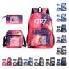 Fashionable Cr7c Teenager Backpack Set With Pen Bag Wholesale