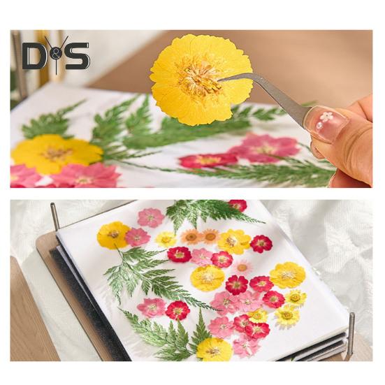 Embosser Flower Press Kit Easy To Use Flower Pressing Collecting Kit DIY Crafts for Preserve Flowers Instantly