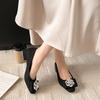 Fashion Flat French small fragrance single shoes women's shoes 2025 new spring gentle fashion comfortable high heels women