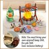 Children's Adventure Simulation Campfire Camping Toy Pretending To Picnic BBQ With Lights/Sound Effects Set Interactive Toy Gift