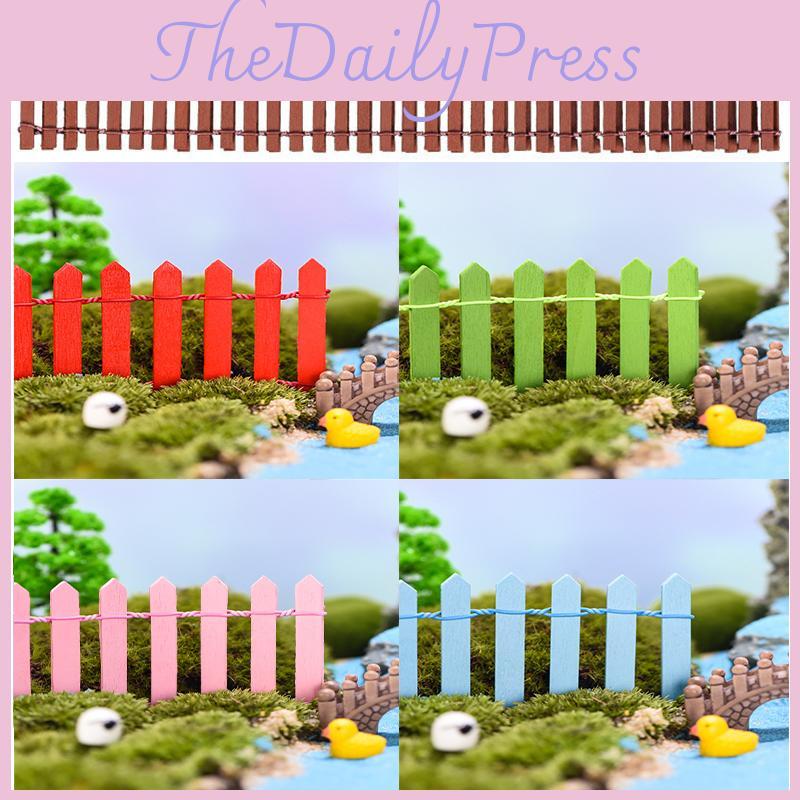 90cm Mini Wood Fence Perfect For Dollhouse Landscape Decoration**
