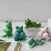 3D Frogs Silicone Mold DIY Aroma Candle Cartoon Frog Plaster Resin Ornament Molds Handmade Soap Candle Making Supplies