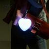 Handbag Light Love Heart Heart-Shaped Purse with Automatic LED Sensor Rechargeable Interior Touch Sensing Wallet Tote Bag for Women Inside Use