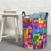 Laundry Collector The Wiggles Tv Show Music Band Folding Laundry Basket Home Organizer Children Washing Basket Home Organizer