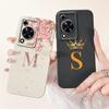 For Huawei Nova Y72 MGA-LX3 Case 26 Letters Nickname Shockproof Silicone TPU Back Cover for NovaY72 Y 72 4G Soft Housing Etui