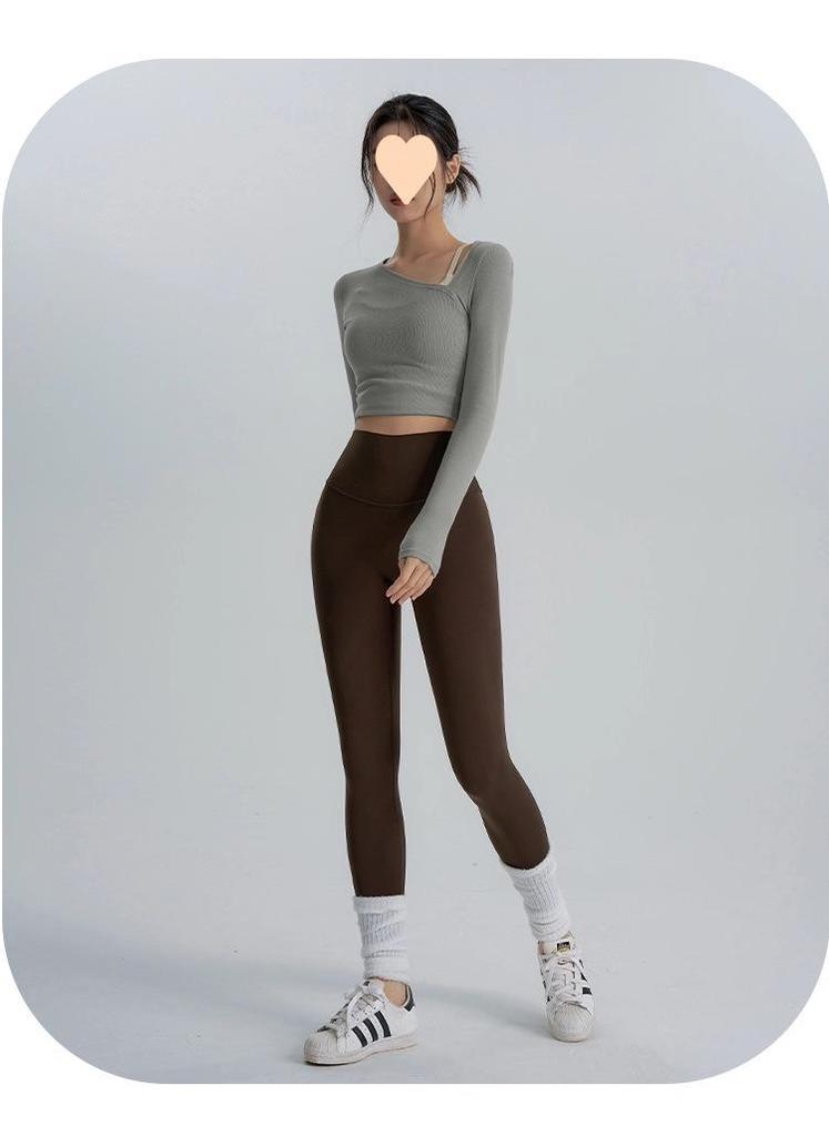 High-Waisted Butt-Lifting Stretchy Yoga Pants for Women - Quick-Drying Slim Fit