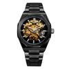 Forsining Fusini 344 Style Men'S Fashion Casual Hollow Mechanical, Automatic Mechanical Watch
