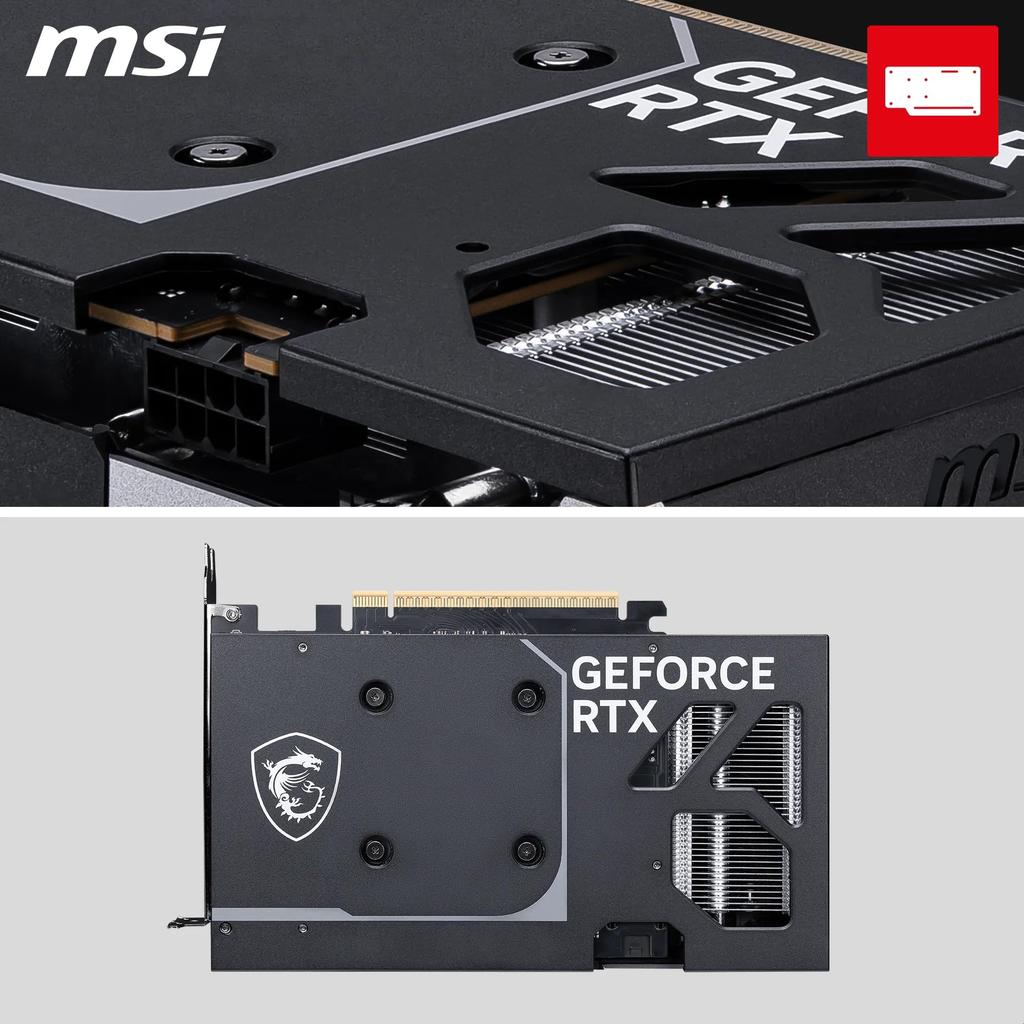 MSI GeForce RTX 5060 8G VENTUS 2X OC Graphics Card VD9187