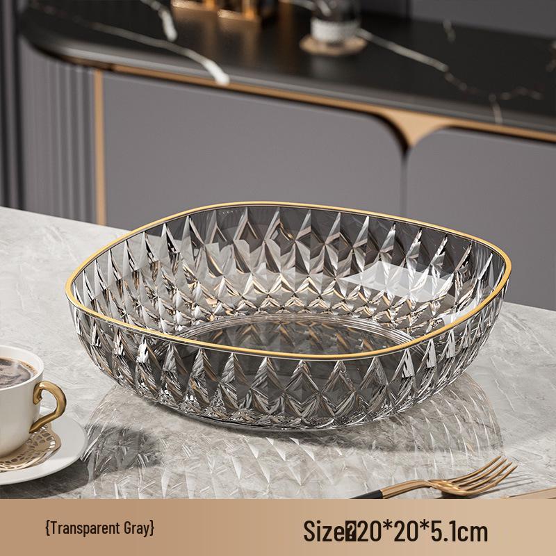 Luxury Fruit and Snack Plate for Living Room or Office Display