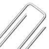 VidaXL Piquets de sol en forme de U 50 pcs 20x4 cm acier galvanisé, piquet de jardin, piquet pour membrane de jardin, piquet 4009362
