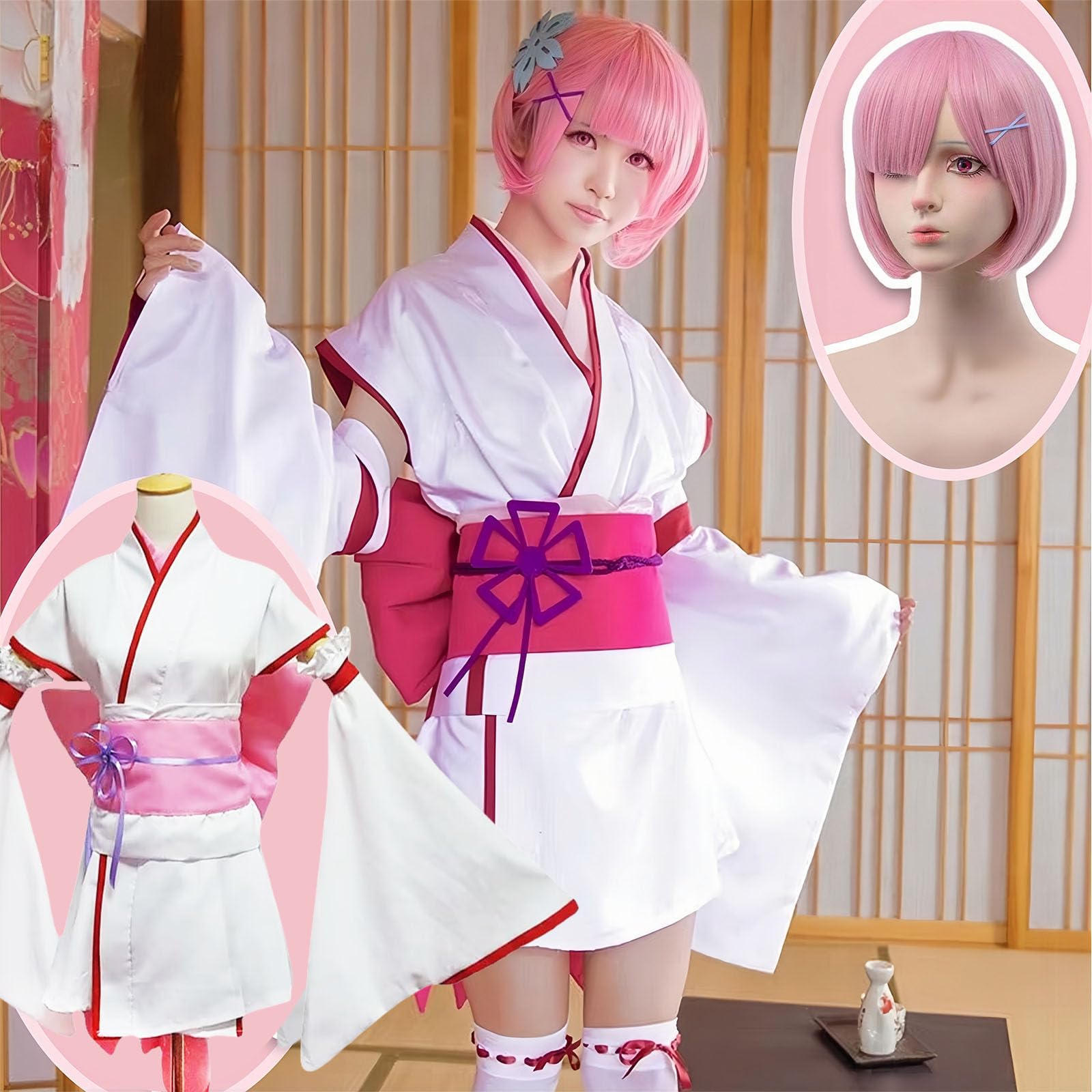 

Рам Косплей Сцена Китайская Школьная Жизнь в Другом [Ноу Фото] Костюм, Кимоно, Аниме, Хэллоуин, Наряд, Платье, Фестиваль, Вечеринка, ReZERO -Начало