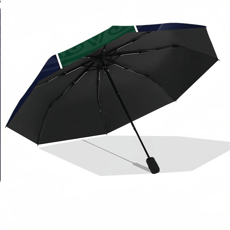 Wigan Warriors Print Auto 8?Ribs Folding Umbrella Wind Resistant Lightweight Automatic Umbrella For Daily Travel