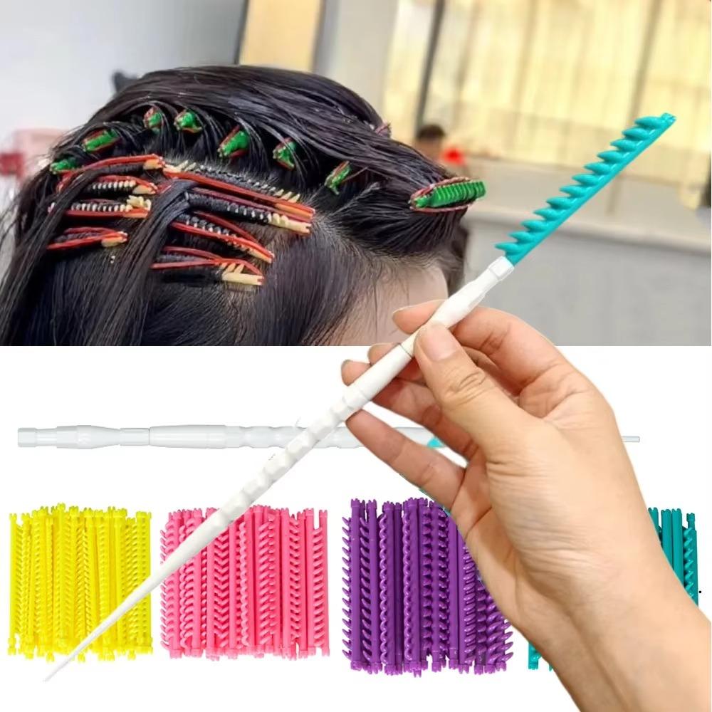 20/30Pcs With Clips Hair Root Perm Rods 2.3/3.3/4/5mm Diameter Perm Rods Bars Home Hair Styling