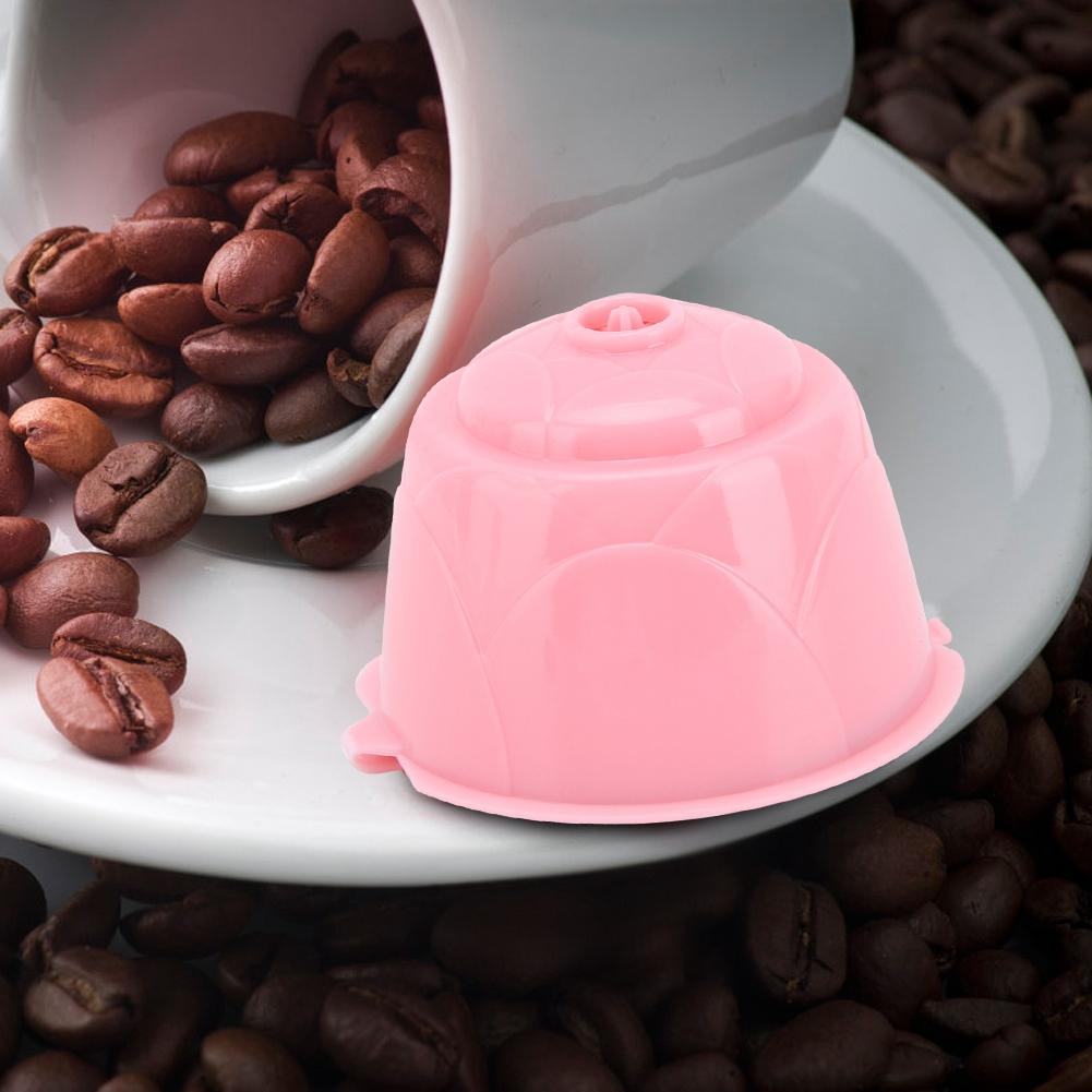 5Pcs Reusable Refillable Coffee Machine Capsule Cup Fit for GUSTO Series Coffee Maker