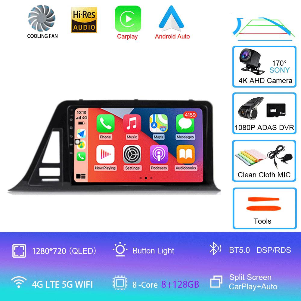 For Toyota C-HR CHR 2016-2020 Car Radio Android 14 Carplay Auto Screen Multimedia Player Right Hand Driver Stereo 2din Head Unit