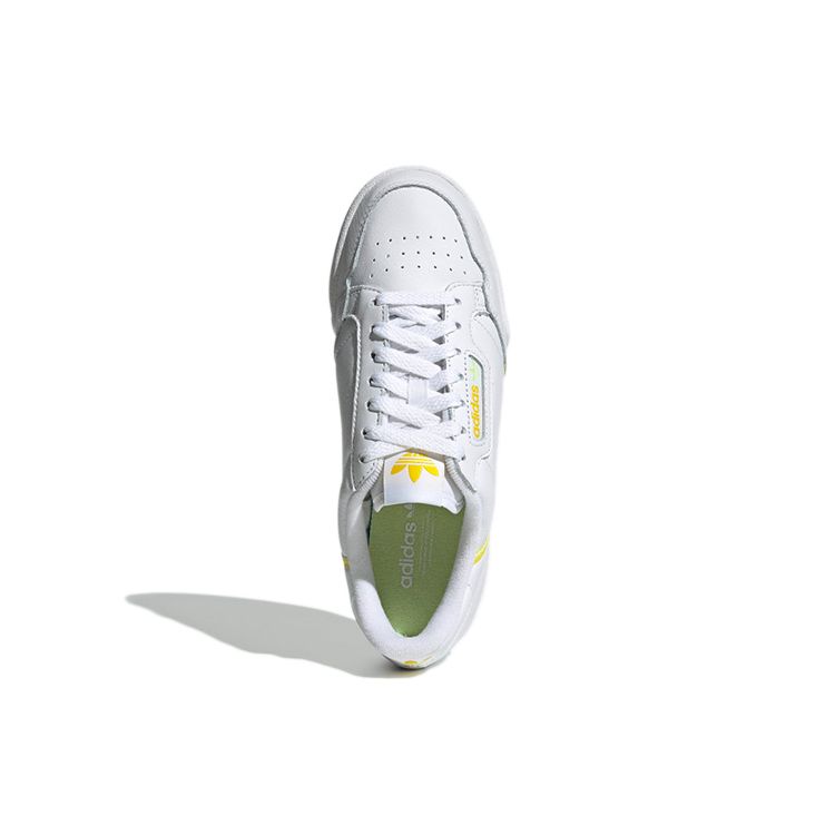 Adidas  Continental 80 White Semi Frozen Yellow Women Sneakers Cloud-White EE5561