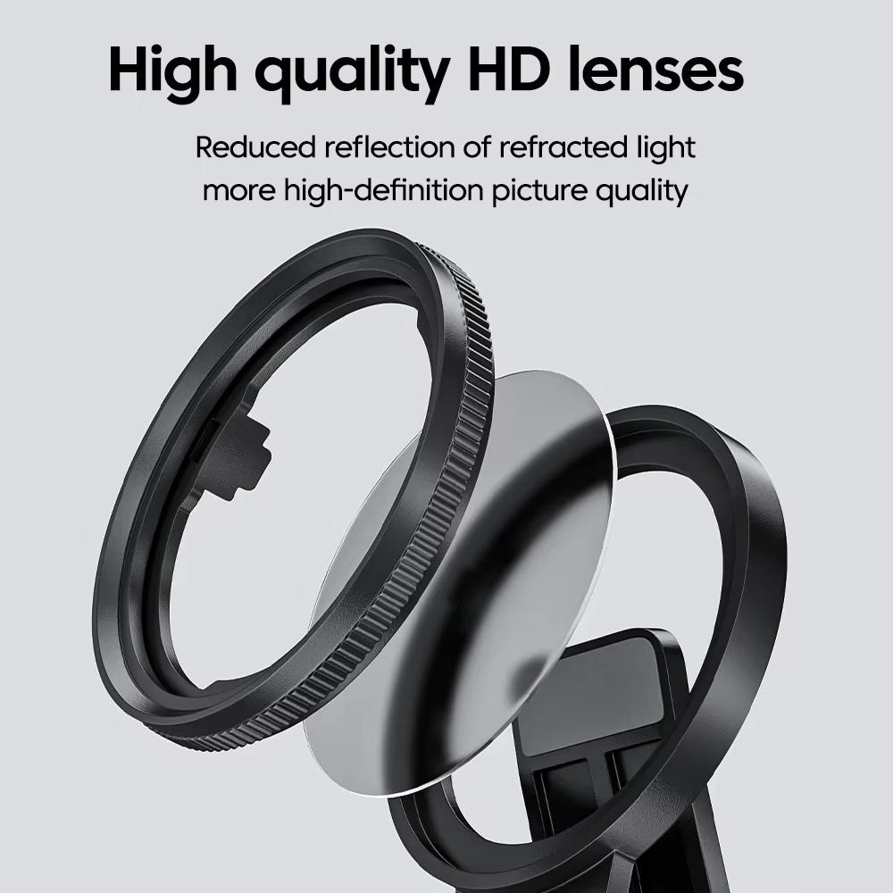 52mm Clip-On Cpl Phone Camera Lens Filter, Ultra-Thin Circular Polarizing Filter, Enhances Color Saturation, Reduces Glare