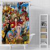Shower Anime For L-Luffys Curtain Waterproof Polyester Fabric Paint Colorful Bath Curtains Home Bathroom Decor Curtain With Hook