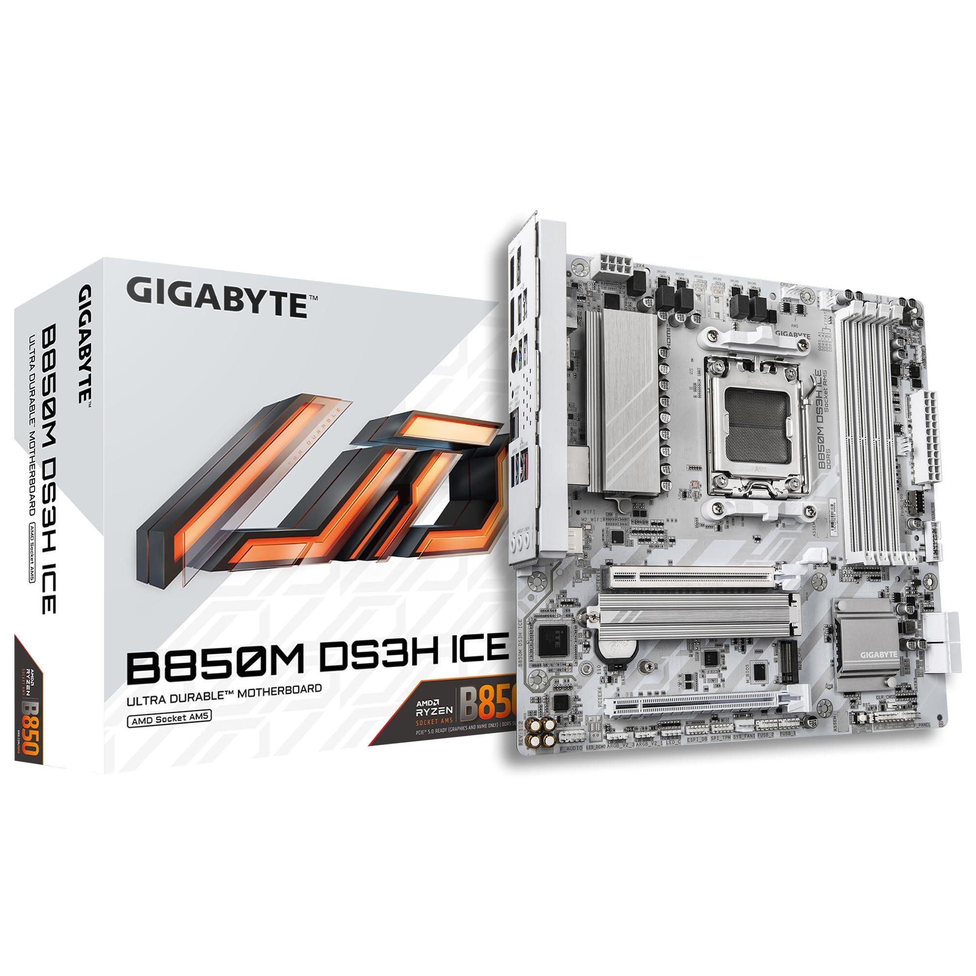 

Материнська плата GIGABYTE B850M DS3H ICE MB6946 Micro-ATX