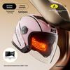 BYB A-Class 3C Certified Universal Helmet with Anti-Fog Dual Lens for Motorcycle/Electric Vehicle (Four Seasons).