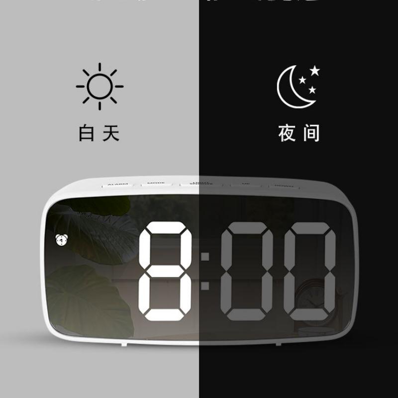 LED Electronic Alarm Clock Desktop Bedside Digital Watch Simple Style Bedroom Clock Desk Decoration Office Decorations