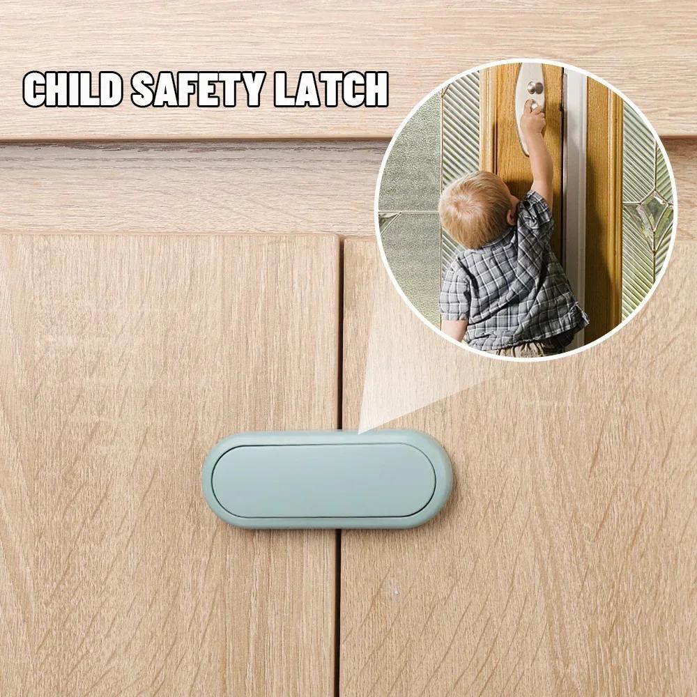 5 stücke Kinder Schublade Sicherheit Riegel Schrank Tür Schutz Baby Anti Einklemmen Hand Unsichtbare Sperre Gegen Tür Kleiderschrank Schloss