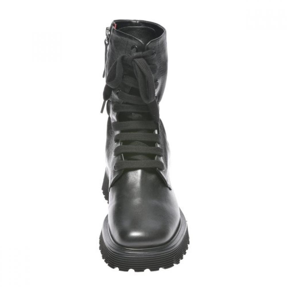 Riccio Anna Women Lace Up Walker Black Hs23hal002bk