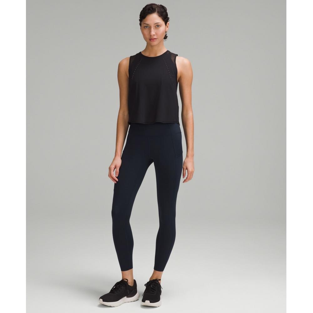 Lululemon Fast And Free High Rise Tight 25  True Navy