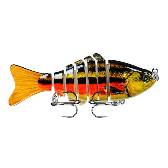

1/3/5Pcs 10CM/15.5G Bionic Multi-Jointed Fishing Lure Long Casting 7-Section Swimbait Hard Artificial Bait Freshwater Saltwater Fishing K