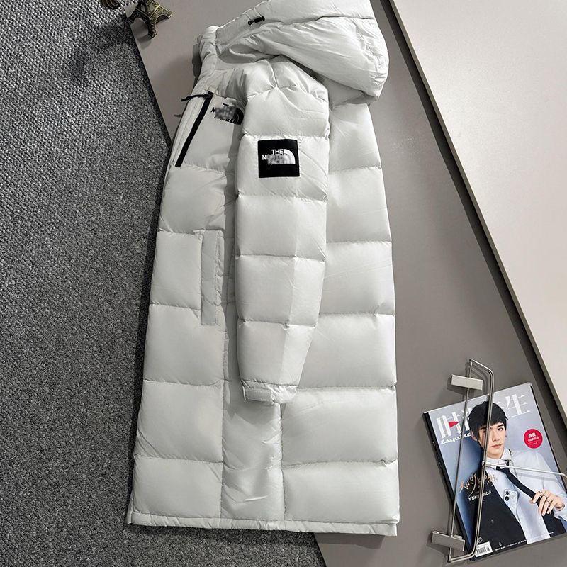 North Face Unisex Uzun Kalın Kaz Tüyü Mont: Diz Üstü, Su Geçirmez, Kapüşonlu Kışlık Mont