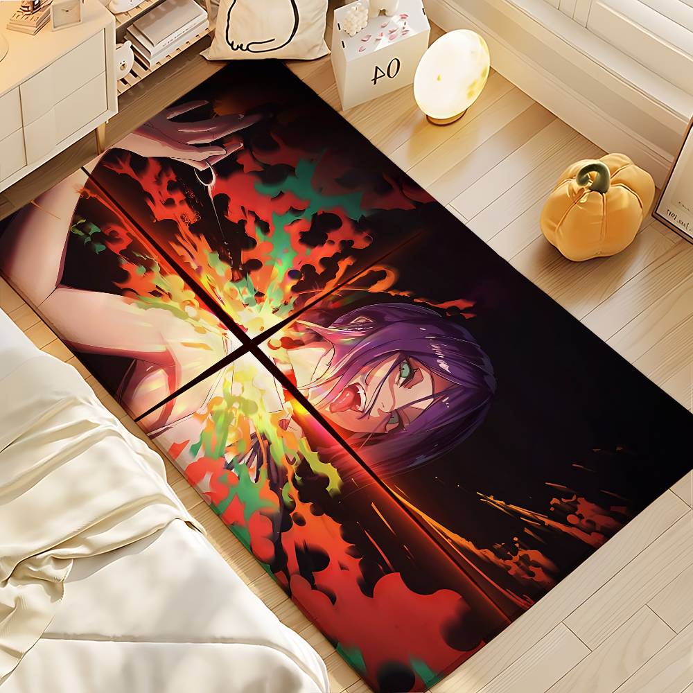 Anime C-Chainsaw M-Man Reze Carpet Bathroom Anti-slip Mat Door Mat Home Decoration Mat Entrance Door Mat Scratch-resistant Mat