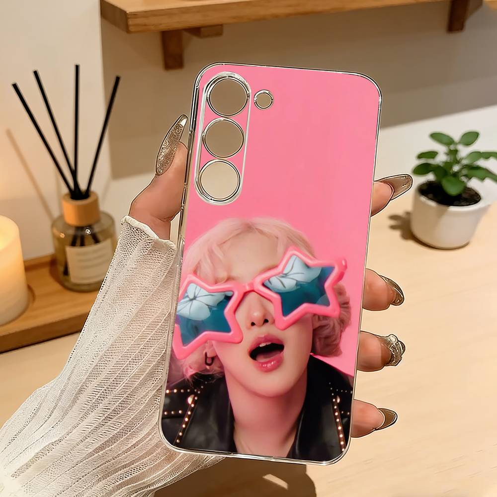 K-Kpop Idol Singer R-Rosé Phone Case For Samsung Galaxy A71,A70,A52,A51,A40,A30 Transparent Cover