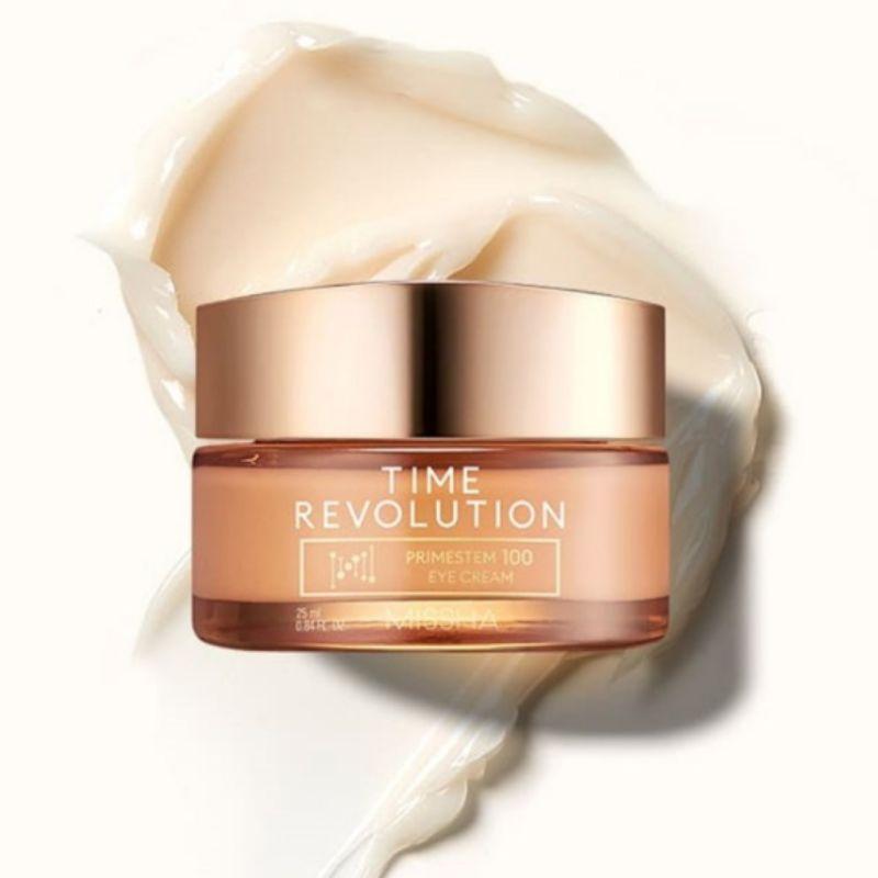 MISSHA Time Revolution Primestem100 Eye Cream 25ml – Anti-Aging Firming Eye Cream for Wrinkles & Elasticity Care