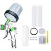 Paint Spray   Sprayer Cup Liners Lid System 50 Standard 20.3 Ounce(600ml) 190um Disposable Set Kit Replacement Accessories