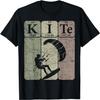 Kitesurfing Periodic Table Elements Kiteboarding Retro T-Shirt(20)