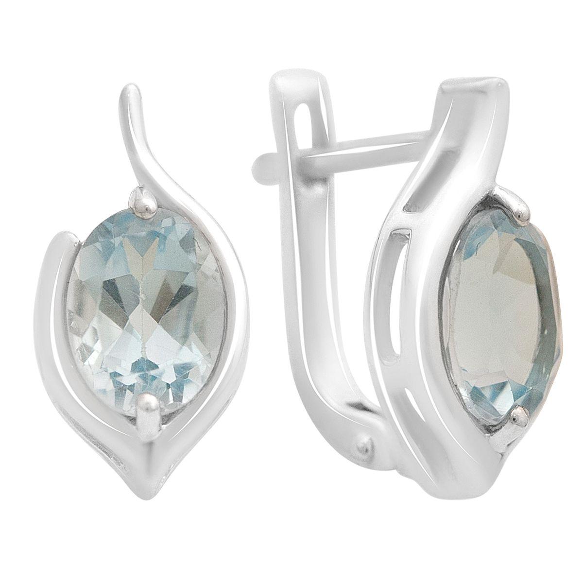 

Серебряные серьги с натуральным топазом 2.849ct (2171607)