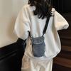 Mobile Phone Bag Women's Denim Water Cup Bag Mini Shoulder Crossbody Bag Coin Purse