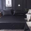 1pc Flat Bed Sheet Silky Bedsheets Solid Color Bed Linen Smooth Flat Sheets Sabanas Para Cama Home Textile Bed Sheets