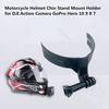 Motorcycle Helmet Chin Stand Mount Holder PVC ABS  for Gopro for Insta360 Camera Mount Cam Accessories Outdoor Cycling Supplies