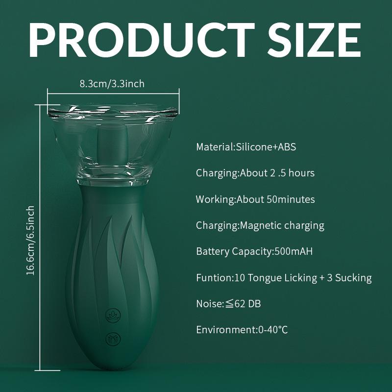 Cross-Border Clitoral Licking Suction Vibrator & Breast Massager