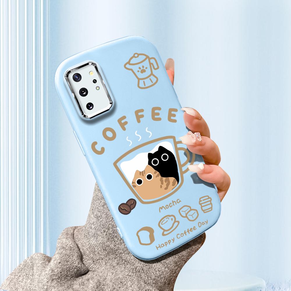 

Сплошной цвет с серебряным краем линзы, жирный корпус, Мягкий ТПУ, жидкий силиконовый чехол, противоударный чехол для телефона для Xiaomi Redmi Samsung Samsung S24 FE