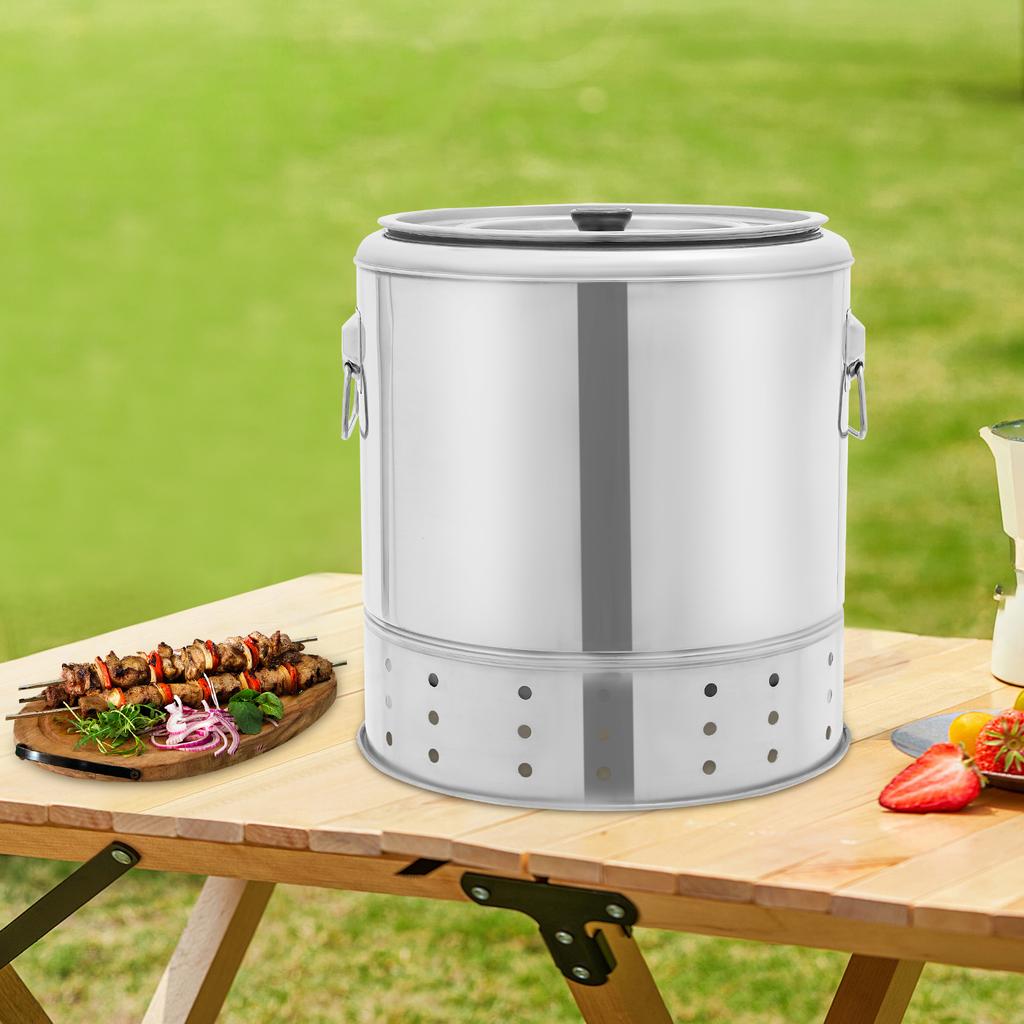 Portable Charcoal Grill for BBQ, Easy Assembly, Perfect for Camping, Tailgating & Backyard Grilling with 20 Skewers Capacity