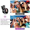 Kit de Lente Macro Grande Angular Clip-On 0.45X Lente Universal para Celular 2 em 1 Lente de Câmera Profissional para Smartphones