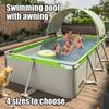 Portable Sunshade Inflatable Kids Pool - Foldable Outdoor Play Pool with UV Protection