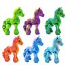 3D Printed Horse Fidget Toy Pony Figurine with Movable Joints Flexible Articulating Animal Model Statue Decoration Ornament