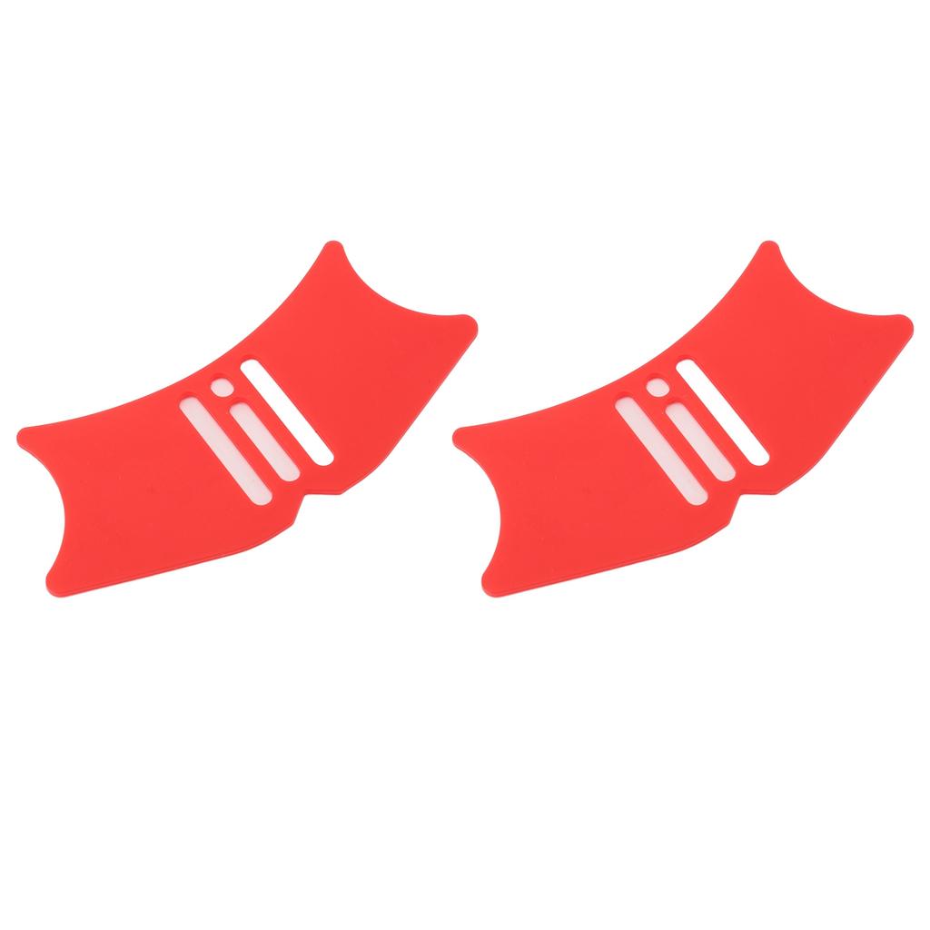 2pcs 4 in 1 Nose   Stencil Shadow Tool Reusable Silicone Shadow Template Highlighter Template for Highlighter   Lip Line Eyelash