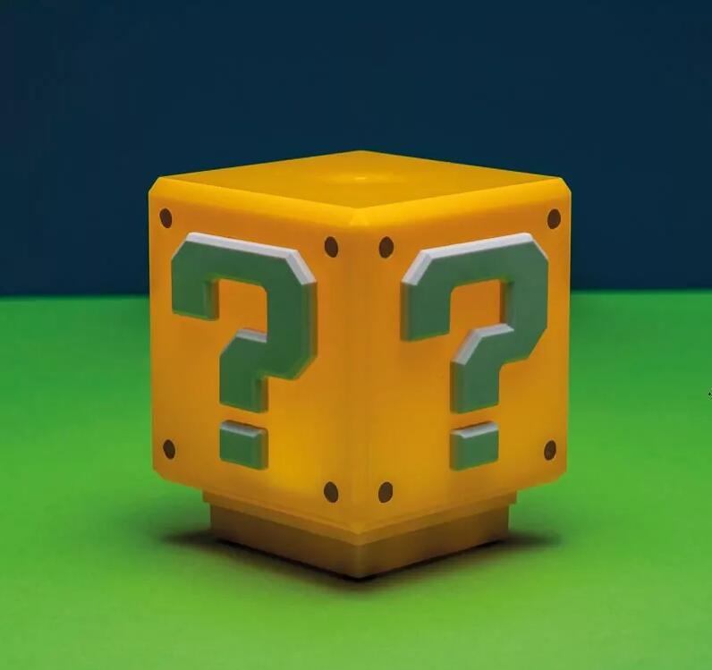 Creative Mario LED Question Block Night Light - Trendy Home Decor Ornament Gift