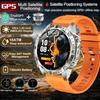 New Army grade TANK GPS Offline Maps Smart Watch 10ATM Waterproof Sports Compass Heart rate HD Bluetooth call Smart watch