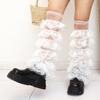 Women's Leg Warmer Sweet Ruffle Lace Leg Sleeves Summer Thin Leg Sleeves Gift