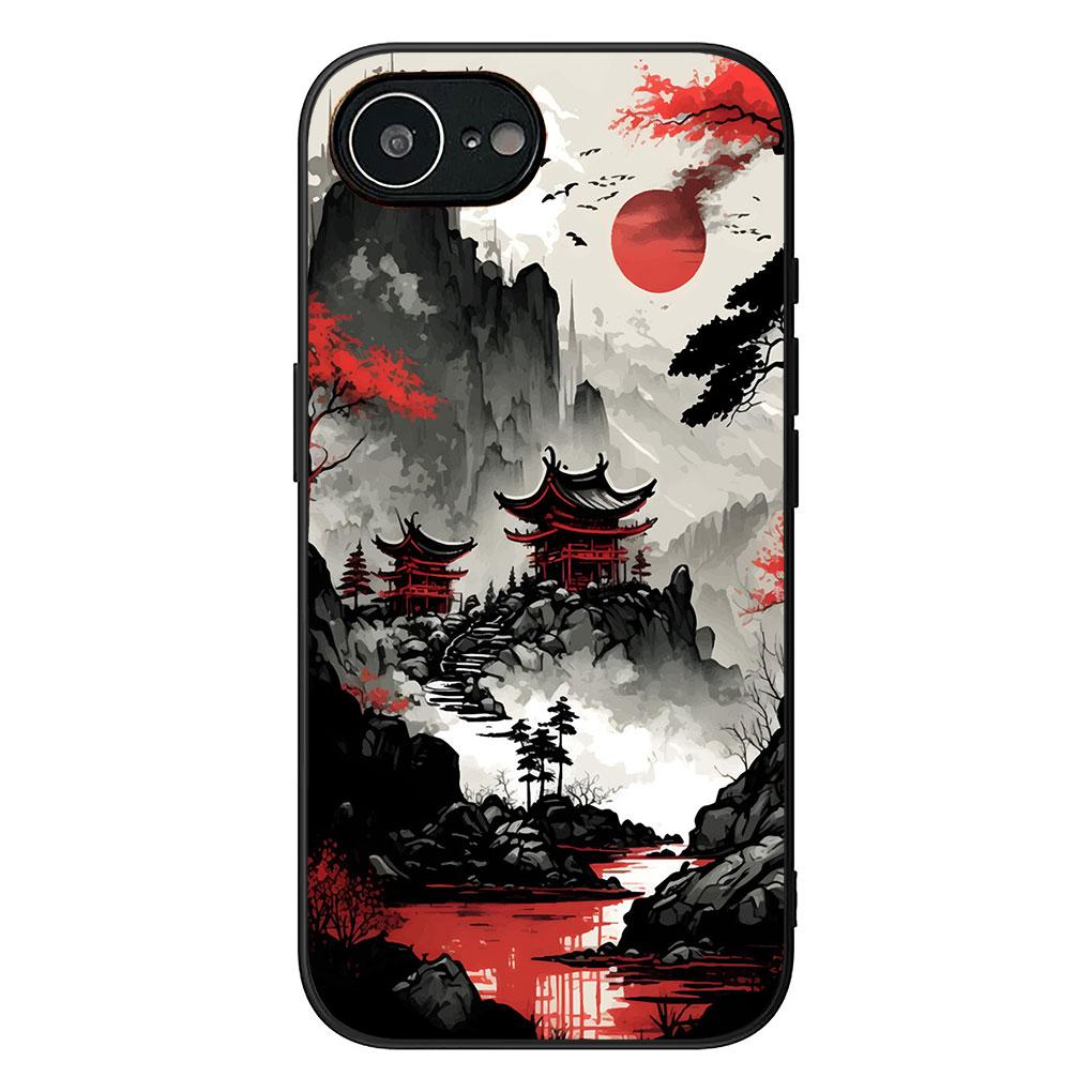 Japan Samurai Skeleton Skull Chinese Style Phone Cover for Xiaomi Redmi Note 12 11 10 Pro 10A 10C 12C 14C A4 Note12 5G Soft Case